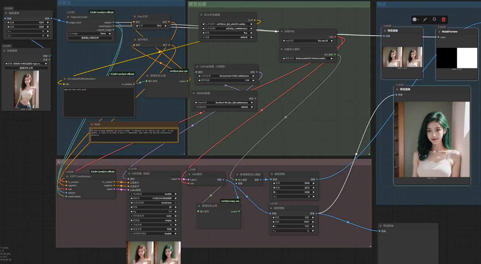 ComfyUI Workflow with Image Input